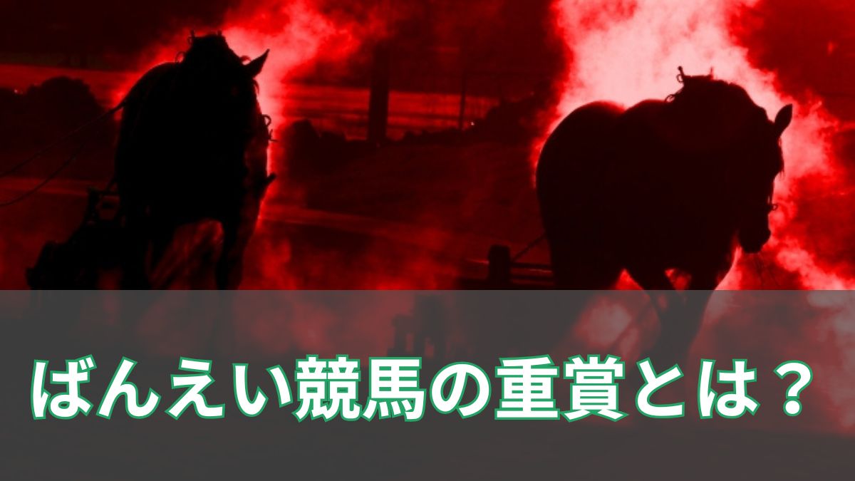 ばんえい競馬の重賞レースとは?最大1tのソリを引くばんえい記念にも注目 のアイキャッチ