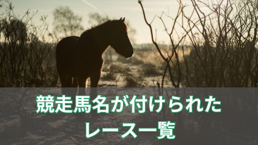 【競馬】競走馬名が付けられたレース一覧【2025年版】のアイキャッチ