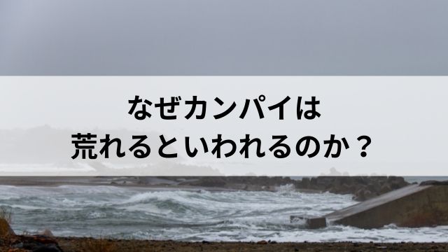なぜカンパイは荒れるといわれるのか？の見出し