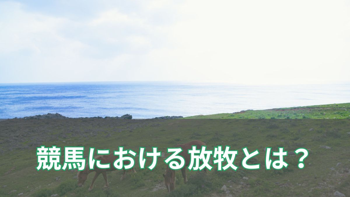 競馬における放牧とは？その意味や効果、期間をわかりやすく解説のアイキャッチ