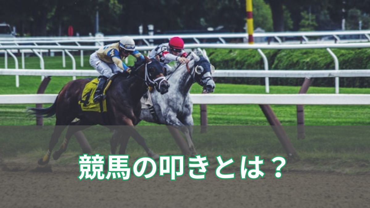 競馬叩きとは何か？叩き台・叩き合い・鉄砲型の意味と活用法を解説のアイキャッチ