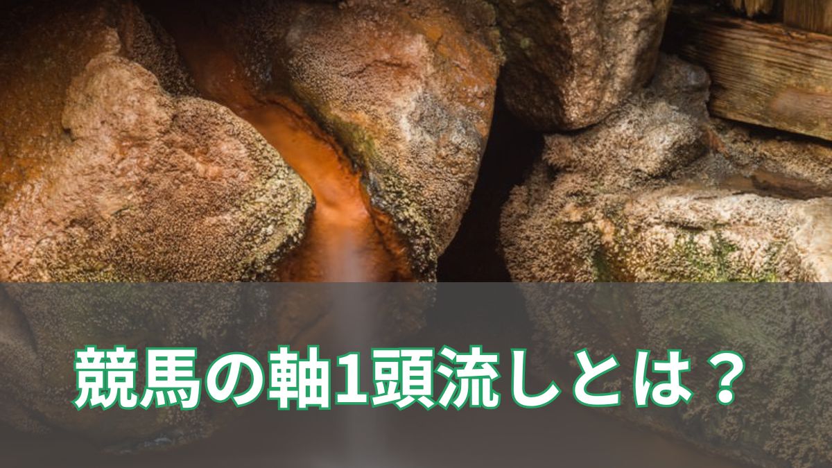 3連複・3連単に強くなる！競馬の「軸1頭流し」とは？初心者にも分かる買い方と活用法