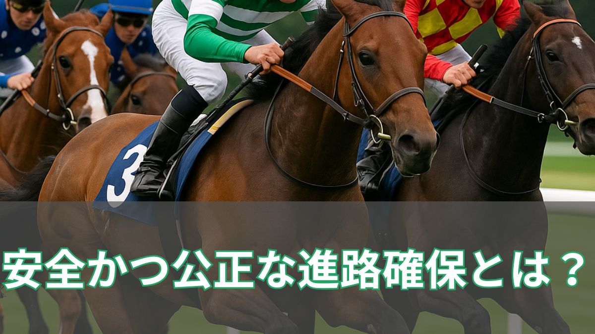 競馬における安全かつ公正な進路確保とは？初心者にもわかりやすく解説のアイキャッチ