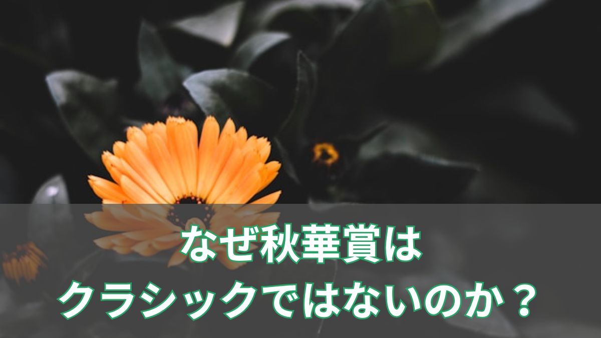 なぜ秋華賞はクラシックではないのか？5つの理由を徹底解説のアイキャッチ