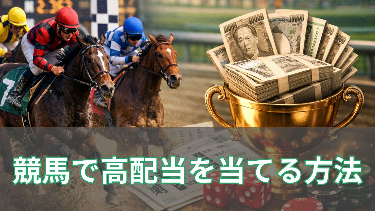 競馬で高配当を当てる方法|万馬券の買い方と狙うべき配当帯のアイキャッチ