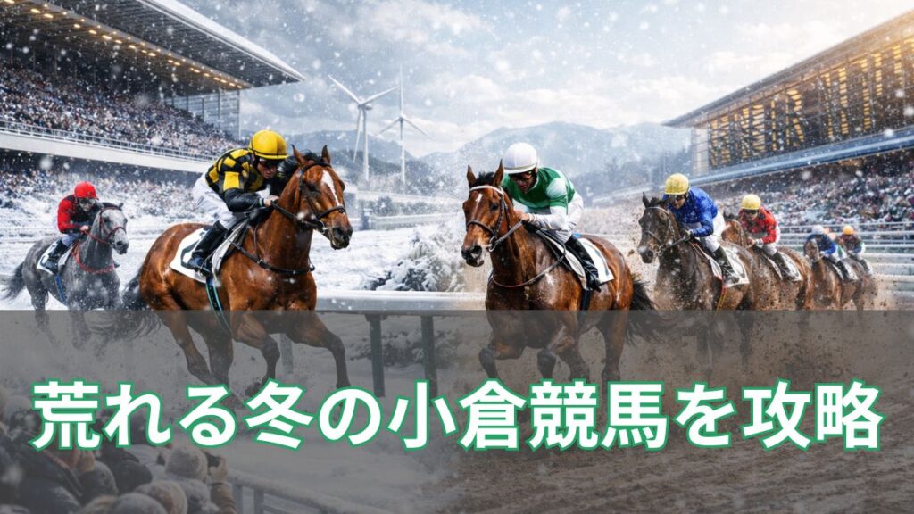 荒れる冬の小倉競馬を攻略|芝・ダート別に見る穴馬の見つけ方のアイキャッチ