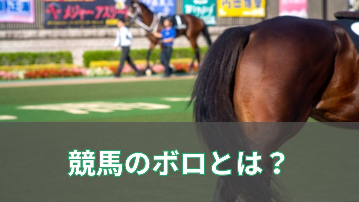 競馬のボロとは?意味やパドックの見方・レース中に出る理由を解説のアイキャッチ