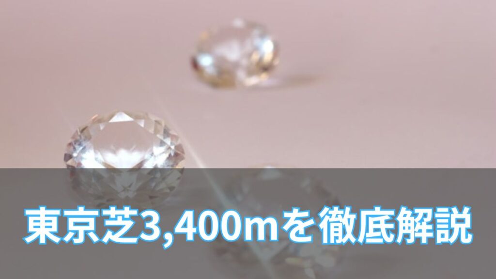 東京芝3,400mを徹底解説|データとレコードから見る勝ちパターンのアイキャッチ
