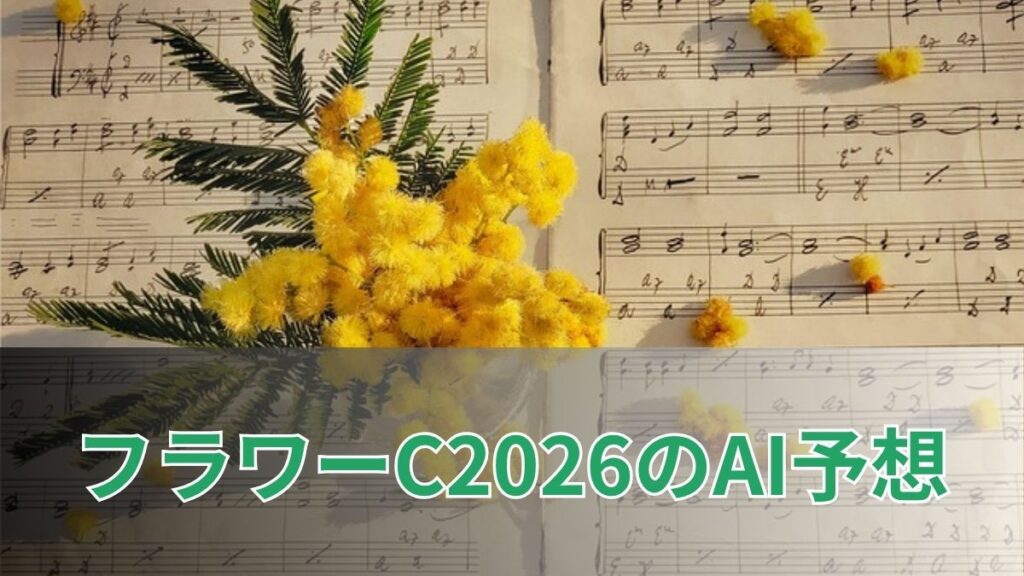 フラワーカップ2026のAI予想｜指数で見るフラワーカップの注目馬のアイキャッチ