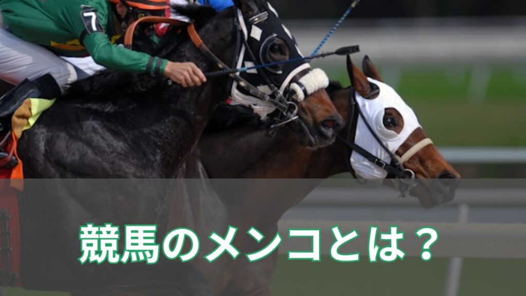 競馬のメンコとは?効果・種類・ブリンカーとの違いを初心者向けに解説のアイキャッチ