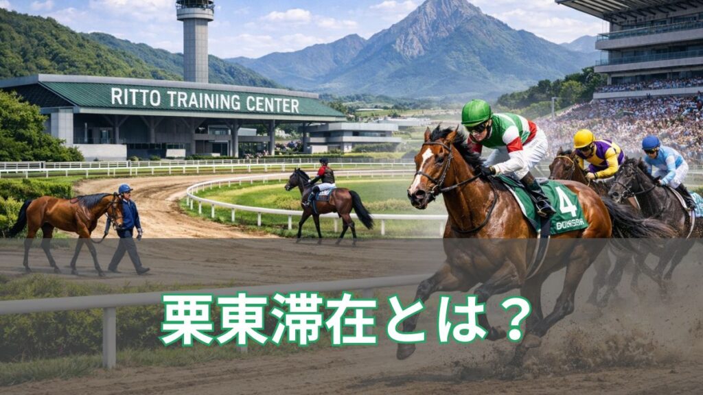 競馬の栗東滞在とは?関東馬が関西遠征で行う理由とメリットを解説のアイキャッチ