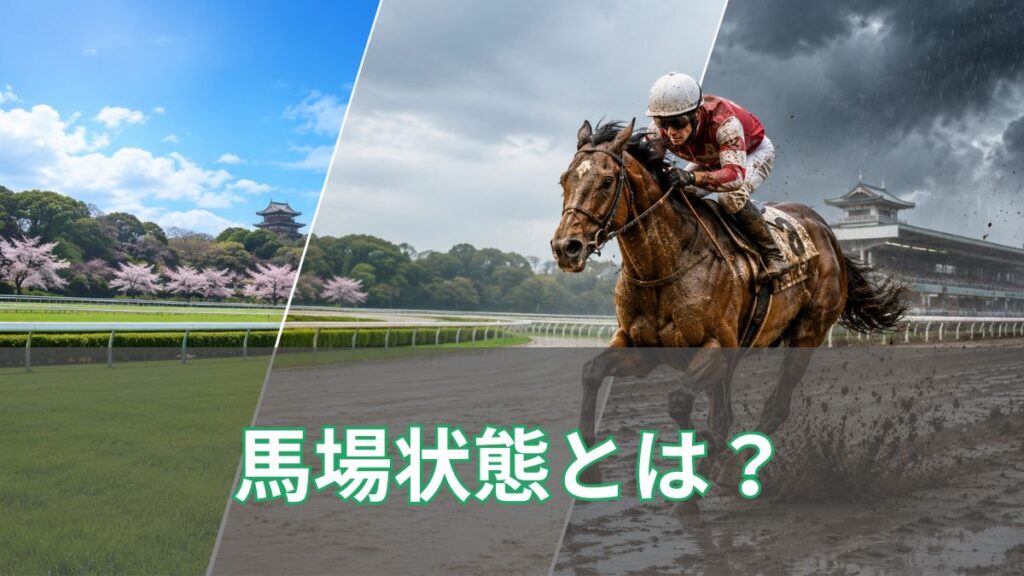 馬場状態とは？種類や稍重の意味、JRAでの確認方法を初心者向けに解説のアイキャッチ