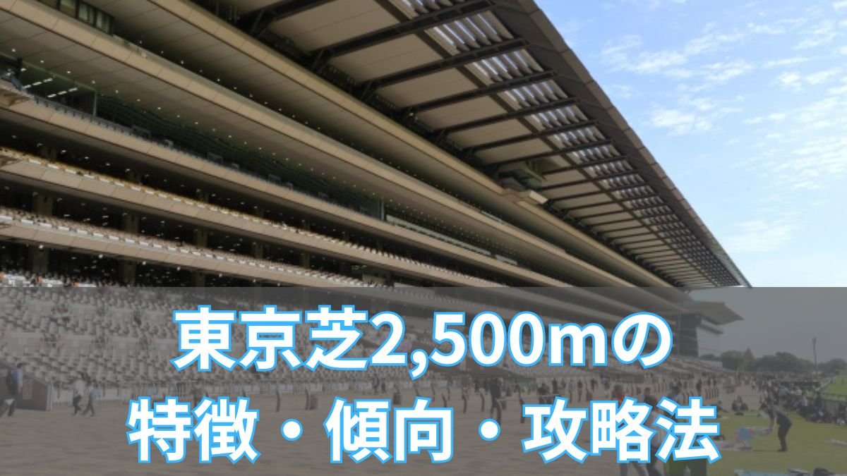 東京芝2,500mの特徴・傾向・攻略法を初心者向けに徹底解説のアイキャッチ