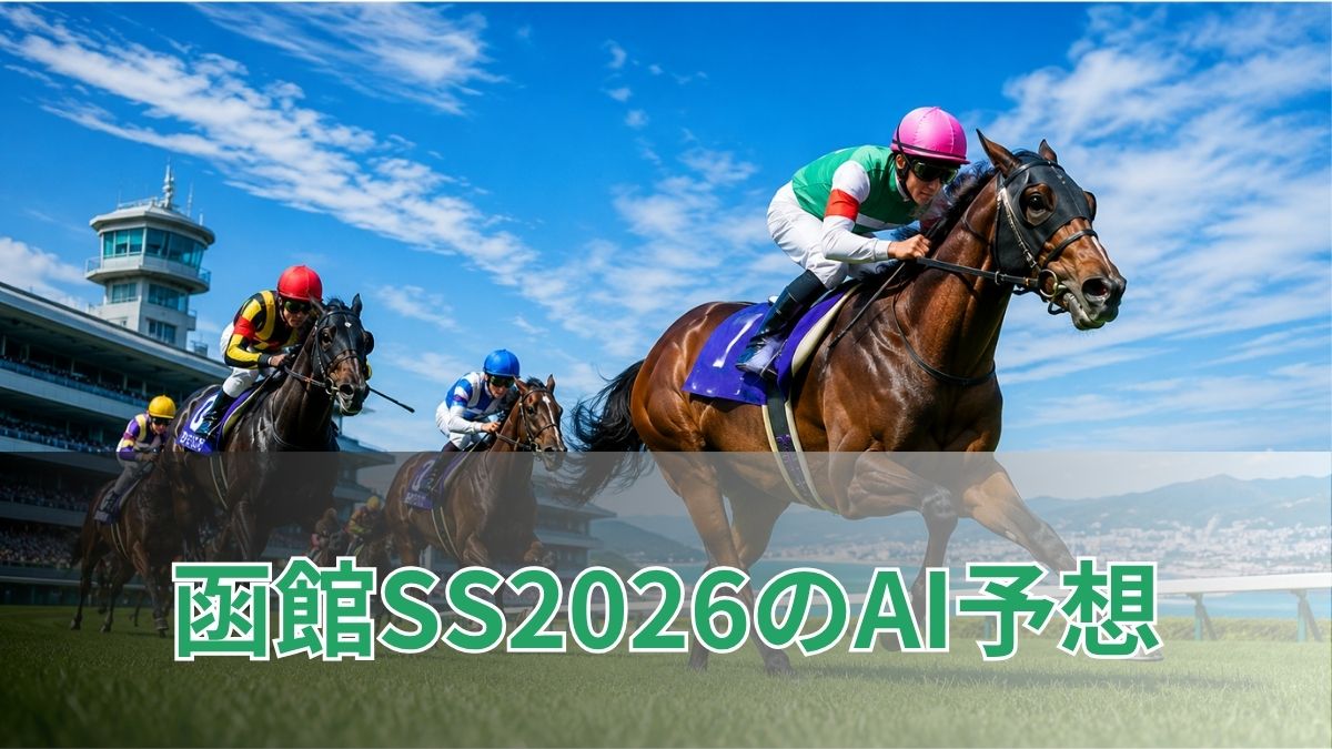 函館スプリントステークス2026のAI予想｜指数で見る函館SSの注目馬のアイキャッチ