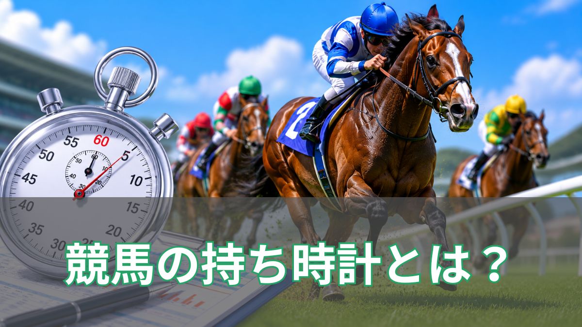 競馬の持ち時計とは？見方や予想への活かし方を初心者向けに解説のアイキャッチ