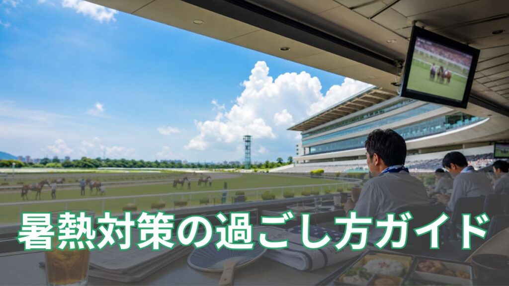 競馬の暑熱対策とは？中京・新潟競馬場の長い昼休みの過ごし方のアイキャッチ