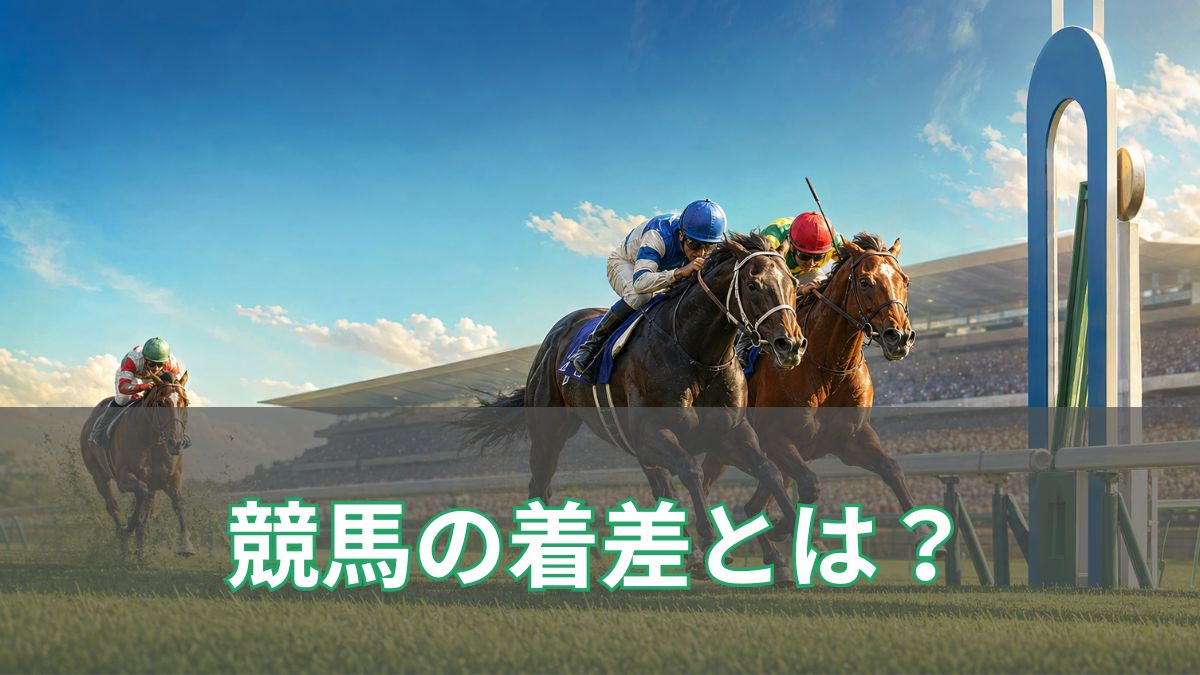 競馬の着差とは?見方・タイム換算とハナやクビの意味を解説のアイキャッチ