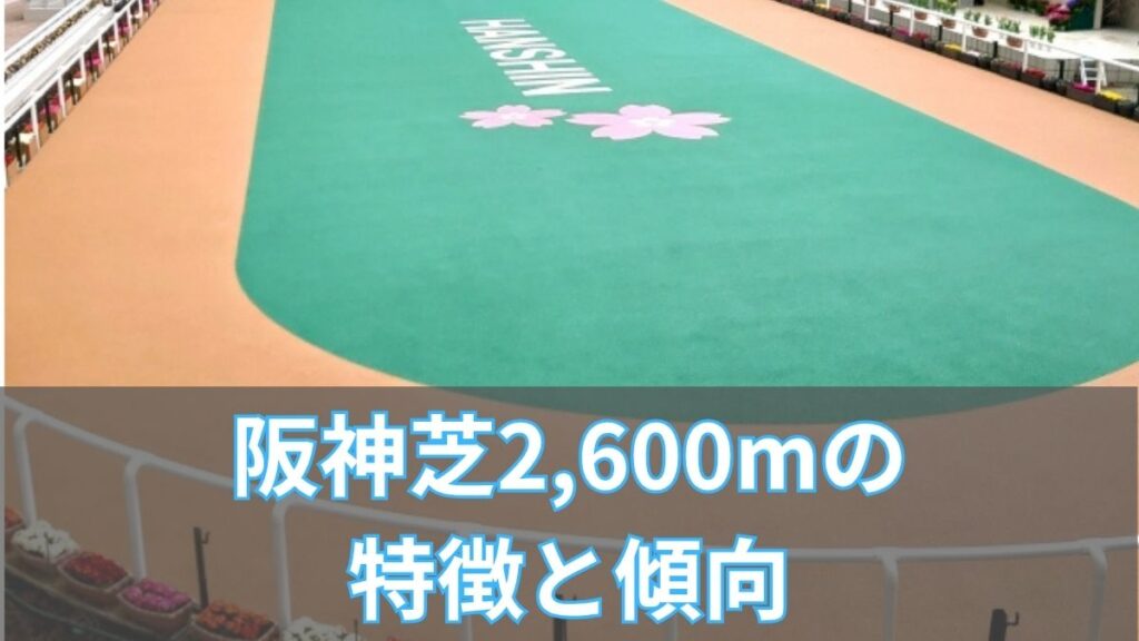 阪神芝2,600mの特徴と傾向｜枠順・脚質・血統データから攻略のアイキャッチ