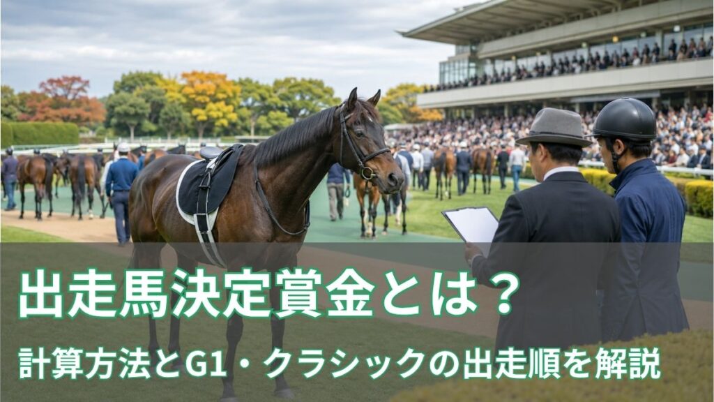 出走馬決定賞金とは？計算方法とG1・クラシックの出走順を解説のアイキャッチ